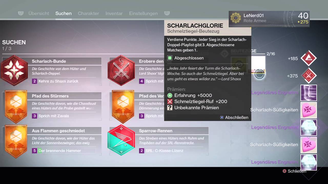 Destiny Crimson Double: Complete Bounty Loot!