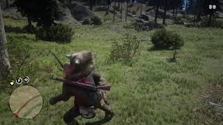 RDR2 Arthur vs Cougar 1 @MOONSUN4Life