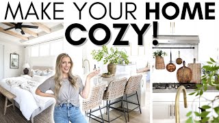 HOW TO MAKE YOUR HOME COZY || STYLING TIPS || HOME DECORATING IDEAS