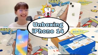 Unboxing | iPhone 14 (Starlight) 128 GB Accessories + Camera Test By.Kamonzyuri1 