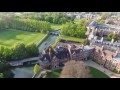 Cambridge university  by air - low altitude flight