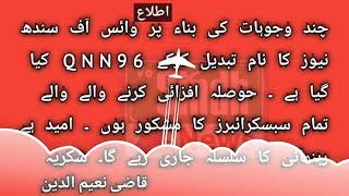 The Name Of Voice Of Sindh News Has Been Changed To Qnn96