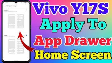 Vivo Y17S App Drawer Setting Kaise On Kare // How To App Drawer Setting On Vivo Y17S