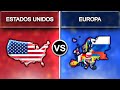 Estados Unidos da América vs Europa | Comparação