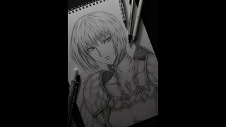 Clare Claymore Drawing Timelapse