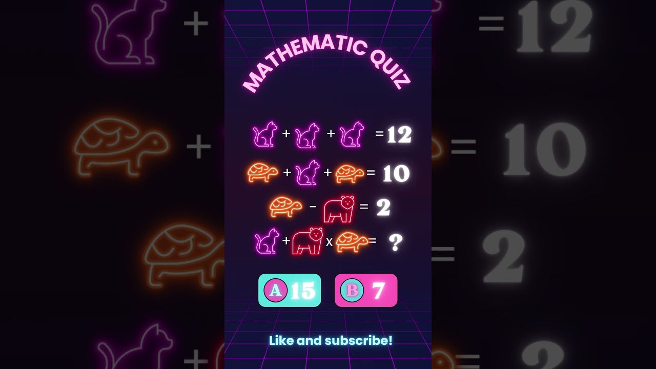Dare to Solve? The Ultimate 80s Neon Math Challenge!