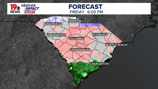 LIVE: Latest forecast for snow, ice for South Carolina