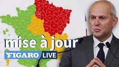 🔴🟠🟢Les nouvelles CARTES du déconfinement en France, mise à jour par Jérôme Salomon