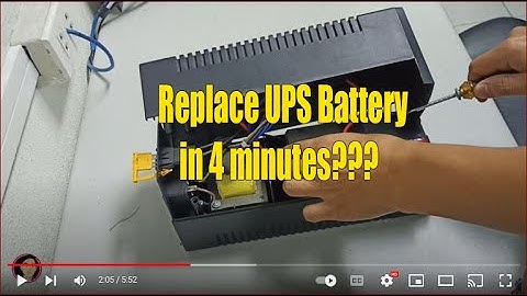Replacing UPS Battery |APC Back-UPS 650|