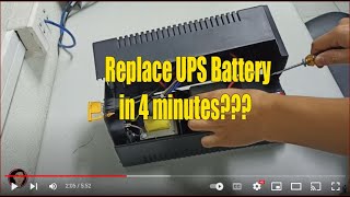 Replacing UPS Battery |APC Back-UPS 650|