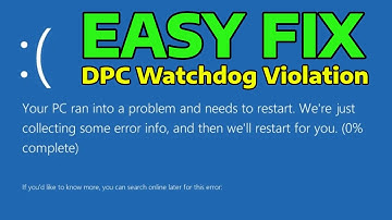(2025) Fix Stop Code DPC WATCHDOG VIOLATION Windows Error
