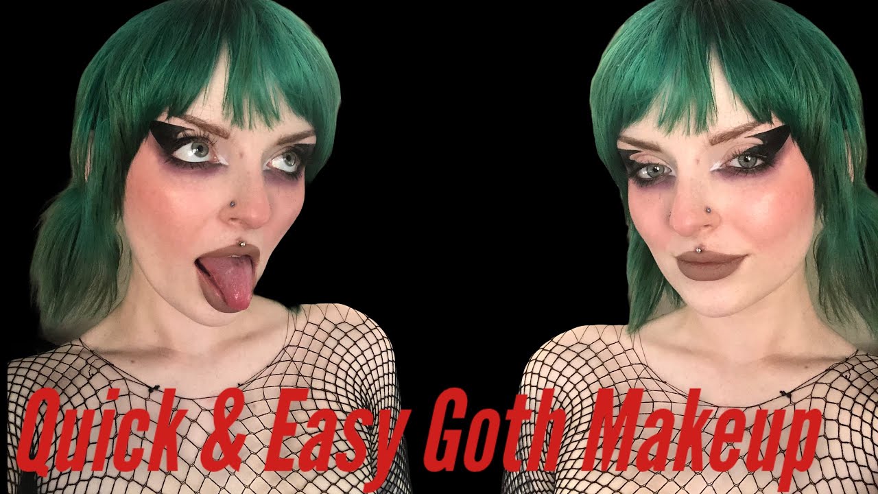 Quick & Easy Everyday Goth Makeup