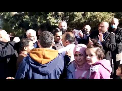 لحظة خروج الصحفي الاردني جمال حداد بعد الإفراج عنه