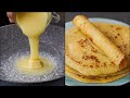 I combined condensed milk with water  make this delicious crepe recipe  easy  quick crepe recipe