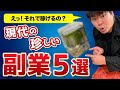 【え、それで稼げるの?】現代の珍しい副業5選