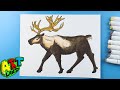 How to Draw a Reindeer