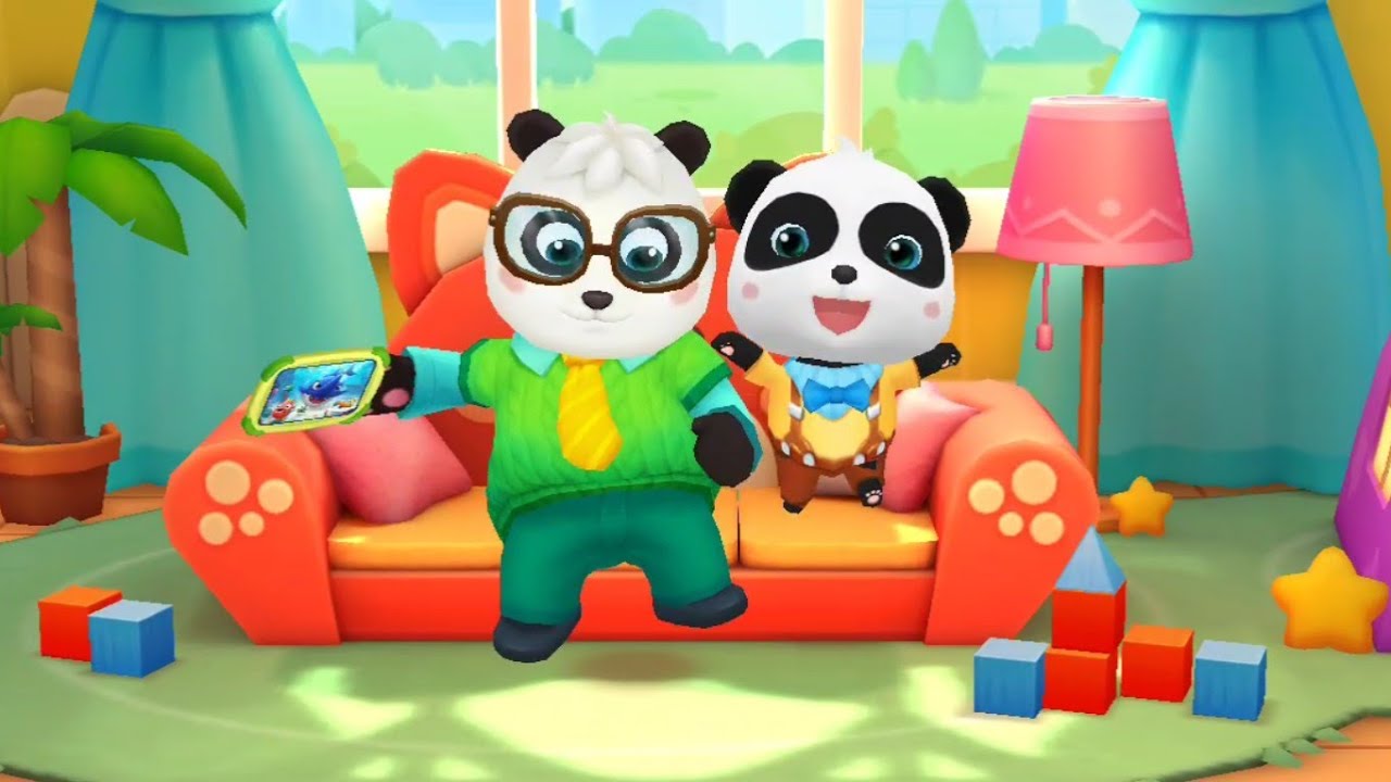 BERMAIN DAN BELAJAR UNTUK ANAK-ANAK DIRUMAH KELUARGA BAYI PANDA KIKI DAN MIUMIU  | BABYBUS INDONESIA
