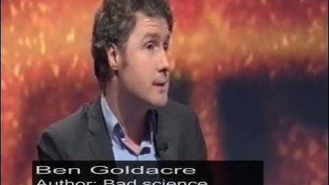 MMR Vaccine Scares are cultural anomalies says Dr Ben Goldacre (newsnight)