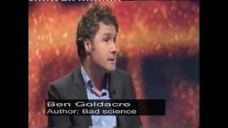 MMR Vaccine Scares are cultural anomalies says Dr Ben Goldacre (newsnight)