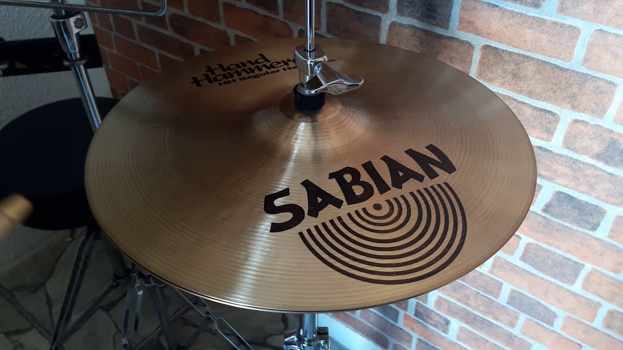 Hi hats Sabian Hand Hammered HH Regular de 14 YouTube