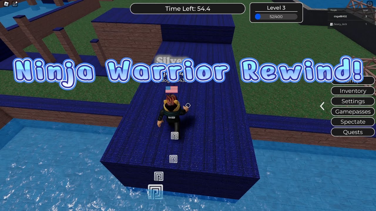 Roblox 💪 Ninja Warrior Rewind