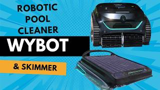 Robots Clean My Pool//wybot Robotic Pool Cleaner And Skimmer Outstanding!!!