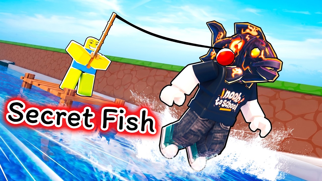 มนุษย์ปลาที่โชคดีมาก Roblox Be a Lucky Fish