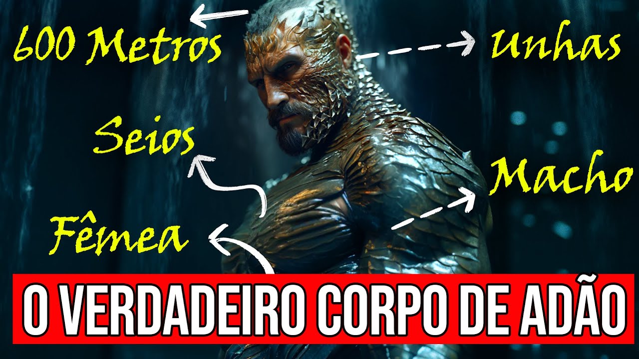 Por que o corpo de Adão era TODO FEITO DE UNHAS?