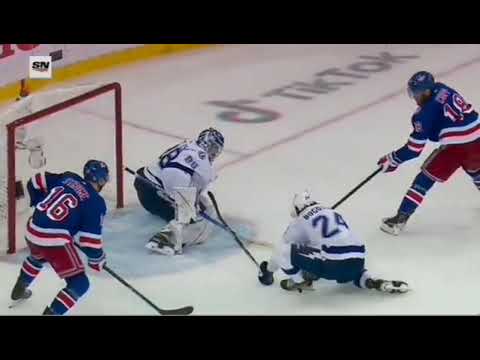 Rangers Strome Whiffs on Easy Goal
