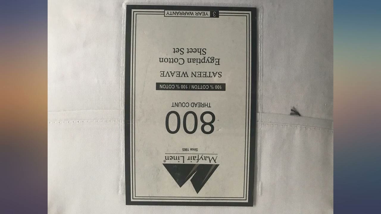 Mayfair Linen 800 Thread Count 100% Egyptian Cotton Sheets, White King Sheets Set, review