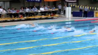 関カレ2014 男子半フリ 2井深3塩川