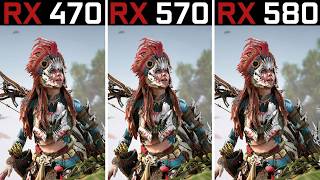 Rx 470 Vs Rx 570 Vs Rx 580  Test In 7 Games In 2024