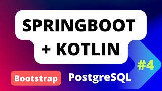 Springboot + Kotlin + PostgreSQL  #4(Todo App) Springboot Kotlin Postgresql 1 Todo App
