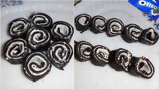 Oreo dessert recipe | Oreo Swiss roll two ingredients without oven | Oreo recipes