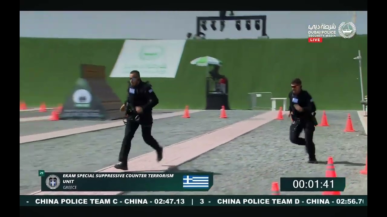 Соревнования спецназа ОАЭ 2026, день 4, Греция, Специальное подразделение по борьбе с терроризмом...