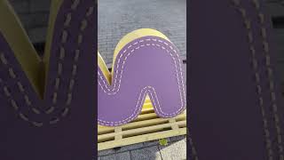 Fenntartható 3D betűk a @wampdesignmarket számára #3dletters #rendezvény #egyedi #installation