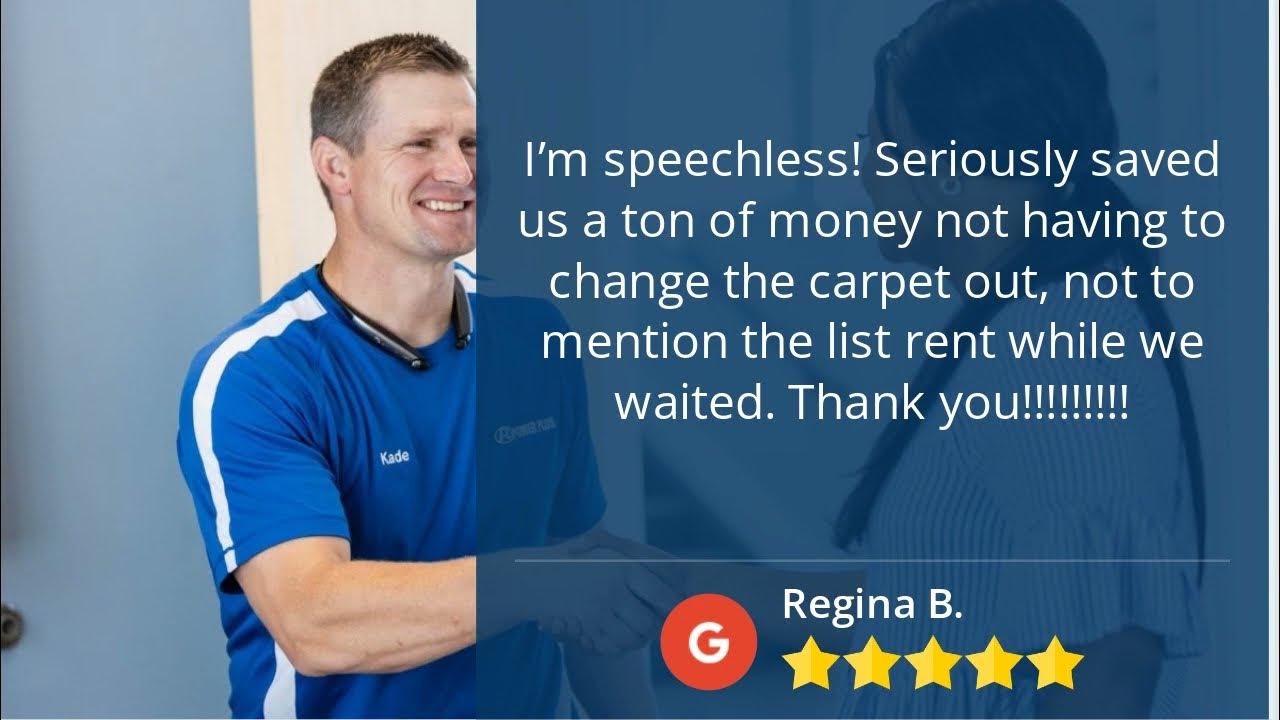 Power Plus Cleaning Carpet Cleaning Orem UT Perfect 5 Star Review by Regina B. YouTube