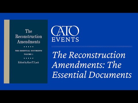 The Reconstruction Amendments: