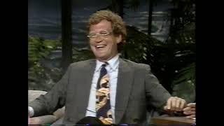 David Letterman on The Tonight Show Starring Johnny Carson