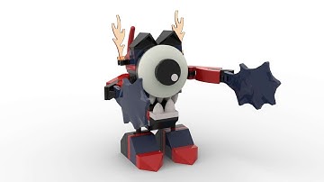 Lego Mixels Meltus + Golbert Speed Build Studio Bricklink LDD by PLegoBB