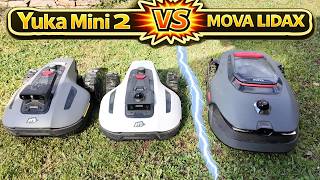 Mova Lidax Ultra Vs Yuka Mini 2 Comparatif Et Lequel Est Le Meilleur Robot Tondeuse ?