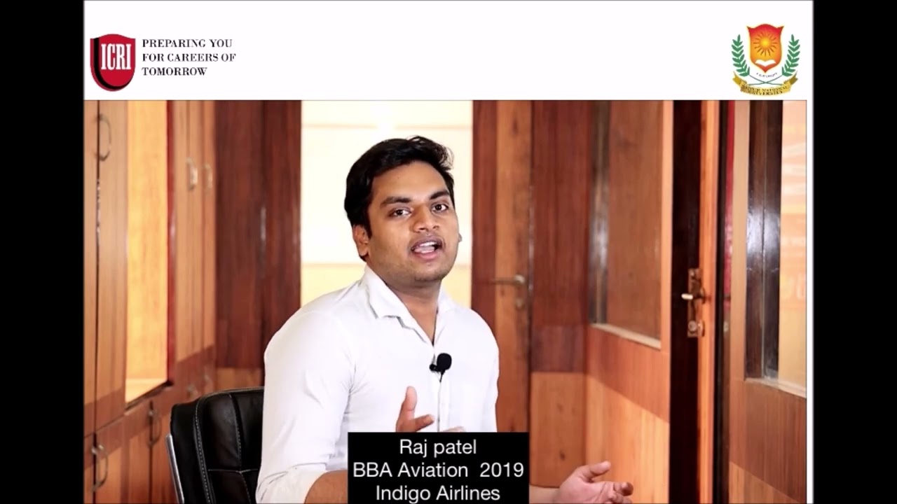 ICRI / ILAM Review, testimonial by Aviation Management Student Raj Patel 