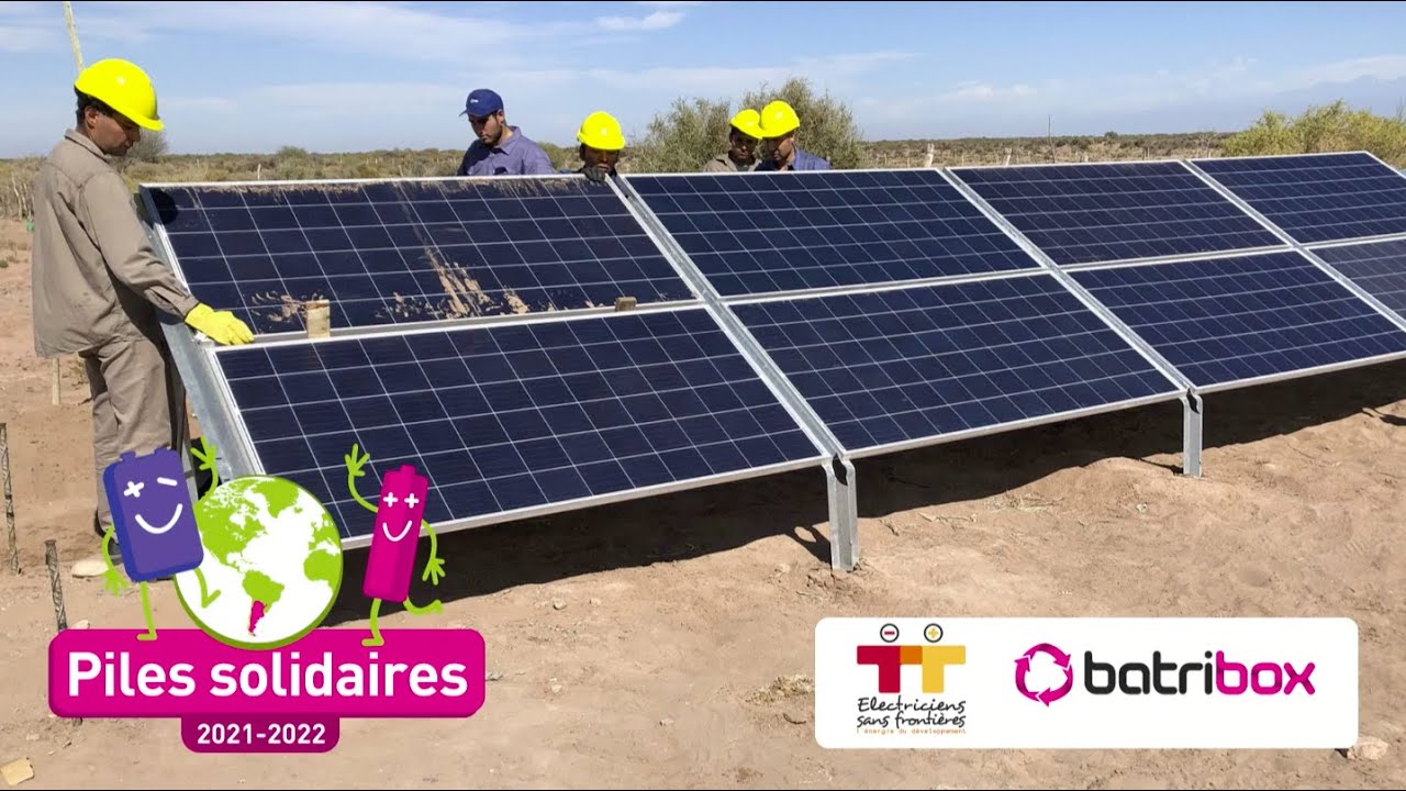 Installer des lampes solaires et éclairer les villages – Vie Sans Frontières