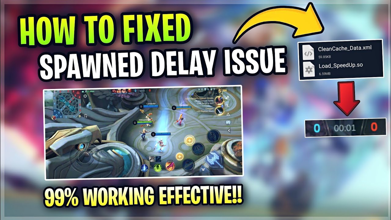 Latest Fix Spawn Delay Issue In Mobile Legends Tips & Tricks | Work All ...