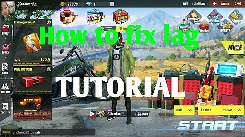 (TUTORIAL) How to fix lag Rules Of Survival (ros)  2018