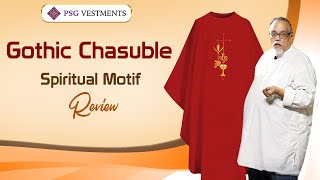 Red Eucharistic Gothic Chasuble Red Eucharistic Gothic Chasuble