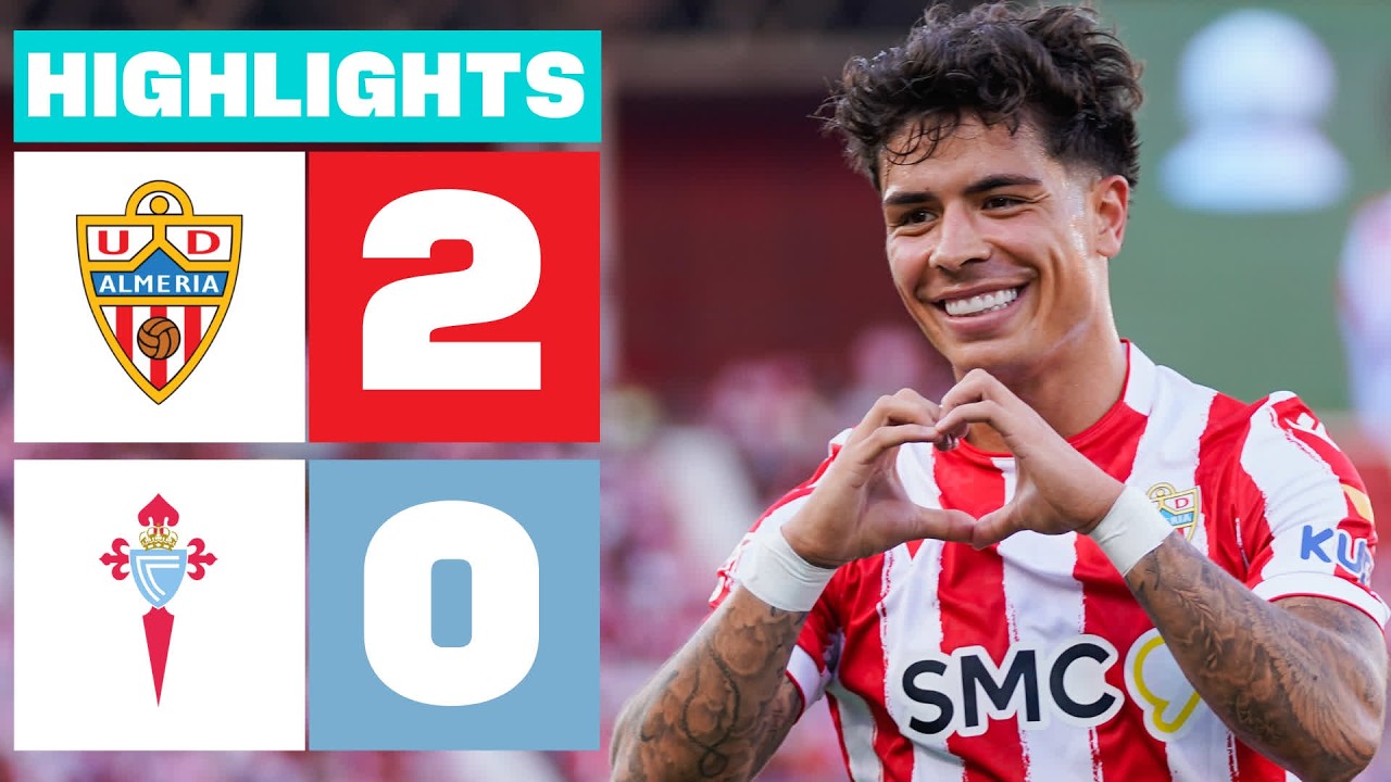 UD ALMERÍA 2 - 0 CELTA FORTUNA | RESUMEN LALIGA HYPERMOTION