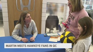 Kate Martin meets fans in the Quad Cities