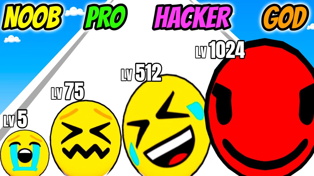 Scalemoji - NOOB vs PRO vs HACKER vs GOD