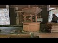Old mill at berry college grinding corn into flour